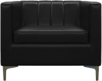 Кресло мягкое Brioli Бруно (L22/черный) - 