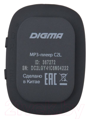MP3-плеер Digma C2LG 4Gb / 367272 (серый)