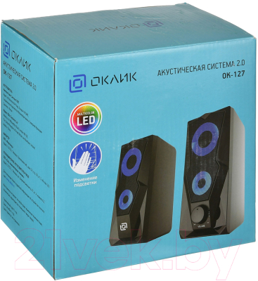 Мультимедиа акустика Oklick OK-127 (черный)