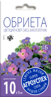 

Семена цветов Агро успех, Обриета Цветущий ковер для альпийских горок