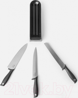 Набор ножей Brabantia Tasty+ / 123023 (темно-серый)