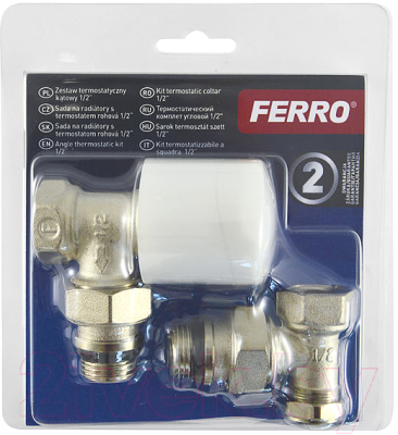 

Комплект кранов для инженерного подключения Ferro, ZTB02