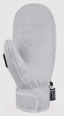 Варежки лыжные Terror Snow Leather Mitten / 0002500 (L, White)