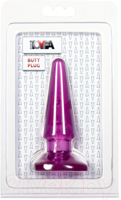 Пробка интимная ToyFa 881303-4 (фиолетовый)