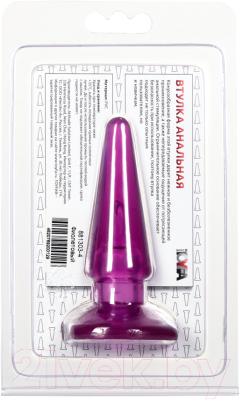Пробка интимная ToyFa 881303-4 (фиолетовый)