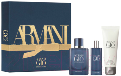 

Парфюмерный набор Giorgio Armani, Giorgio Armani Acqua di Gio Profondo муж Парф вода+Гель д/д