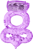 Виброкольцо ToyFa 818037-4 (фиолетовый) - 