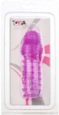Насадка на пенис ToyFa 888005-4 (фиолетовый)
