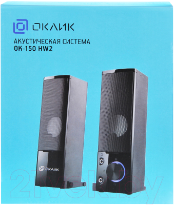 Мультимедиа акустика Oklick OK-150 (черный)