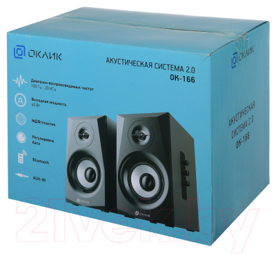 Мультимедиа акустика Oklick OK-166 BT (черный)