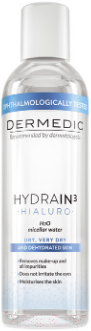 Мицеллярная вода Dermedic Hydrain3 Hialuro H2O (200мл)