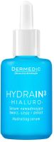 Сыворотка для лица Dermedic Hydrain3 Hialuro увлажняющая для лица шеи и декольте (30г) - 