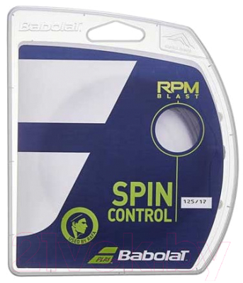 Струна для теннисной ракетки Babolat Rpm Blast / 241101-105-130 (12м, черный)