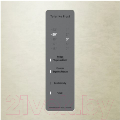 Изображение товара Холодильник с морозильником LG DoorCooling+ GA-B459CEWL