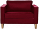 Кресло мягкое Brioli Вернер (L16/вишневый) - 