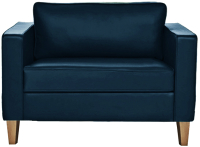 Кресло мягкое Brioli Вернер (L18/синий) - 
