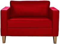 Кресло мягкое Brioli Вернер (L19/красный) - 