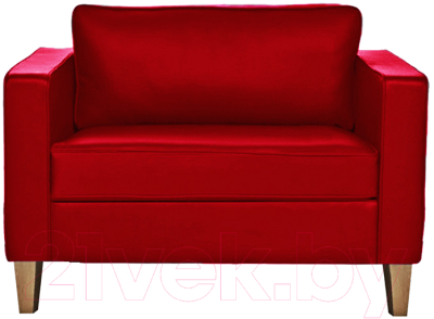 Кресло мягкое Brioli Вернер (L19/красный)