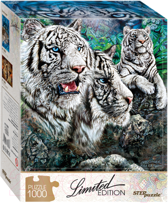 Пазл Step Puzzle Найди 13 тигров / 79808 (1000эл)