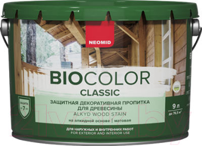 Защитно-декоративный состав Neomid Bio Color Classic (9л, калужница)