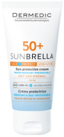 Крем солнцезащитный Dermedic Sunbrella для сухой и нормальной кожи SPF50+ (50г) - 
