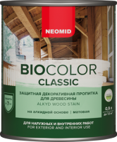 Защитно-декоративный состав Neomid Bio Color Classic (900мл, махагон) - 