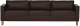 Диван Brioli Вернер трехместный (L13/коричневый) - 