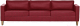 Диван Brioli Вернер трехместный (L16/вишневый) - 