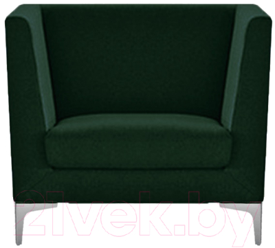Кресло мягкое Brioli Виг (J8/темно-зеленый)