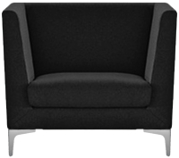 Кресло мягкое Brioli Виг (J22/графит) - 