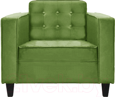 Кресло мягкое Brioli Вилли (B26/зеленый)