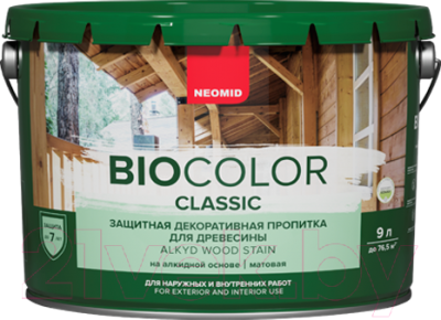 

Защитно-декоративный состав Neomid, Оранжевый, Bio Color Classic