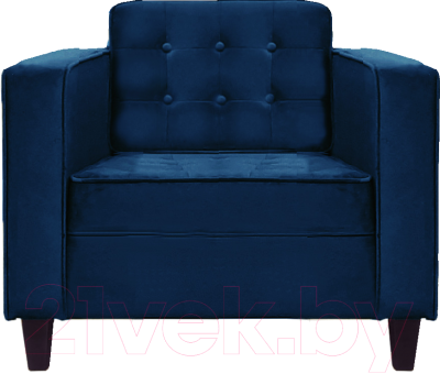 Кресло мягкое Brioli Вилли (B69/синий)