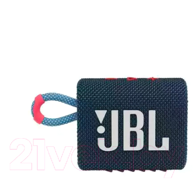 Портативная колонка JBL Go 3 (синий/розовый)