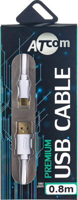 Кабель ATcom AT2774 Type-C - USB (0.8м)