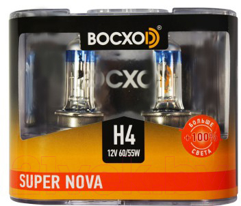 

Комплект автомобильных ламп BOCXOD, H4 / 80614CSN2BOX