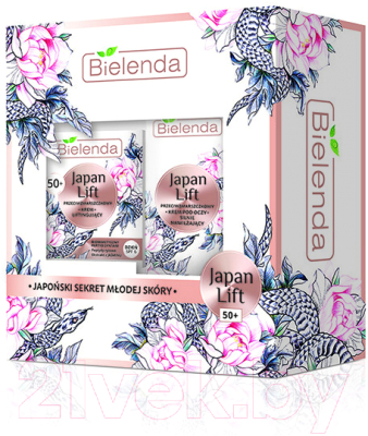Набор косметики для лица Bielenda Bielenda Japan Lift 50+ крем для лица 50мл + крем для век 15мл