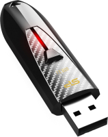 Usb flash накопитель Silicon Power Blaze B25 Black 64GB (SP064GBUF3B25V1K) - 
