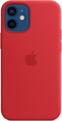 Чехол-накладка Apple Silicone Case w/MagSafe для iPhone 12mini (PRODUCT)RED / MHKW3