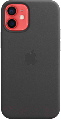 Чехол-накладка Apple Silicone Case With MagSafe для iPhone 12 Mini Black / MHKX3