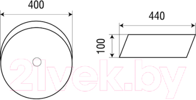 Умывальник WeltWasser Elbach 3264