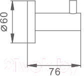 Крючок для ванной Frap F30205