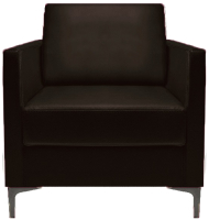 Кресло мягкое Brioli Ганс (L13/коричневый) - 