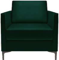 Кресло мягкое Brioli Ганс (L15/зеленый) - 