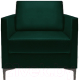 Кресло мягкое Brioli Ганс (L15/зеленый) - 