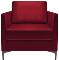 Кресло мягкое Brioli Ганс (L16/вишневый) - 