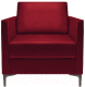 Кресло мягкое Brioli Ганс (L16/вишневый) - 
