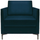 Кресло мягкое Brioli Ганс (L18/синий) - 
