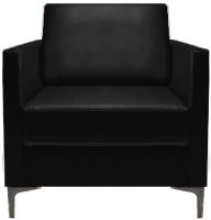 Кресло мягкое Brioli Ганс (L22/черный) - 