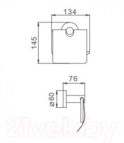 Держатель для туалетной бумаги Frap F30203